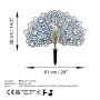 WALLXPERT Decorative Object figura Peacock v3 - slika 5