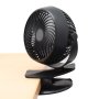 HOME Stoni punjivi ventilator 10cm, sa štipaljkom - slika 3