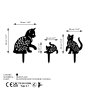 WALLXPERT Decorative Object figura mačka Fam 02 - slika 5