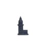 WALLXPERT Decorative Object figura Tower Anthracite - slika 1
