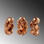 WALLXPERT Decorative Object Dont See Dont Hear Dont Know 2 - slika 1