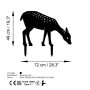 WALLXPERT Decorative Object figura Gazelle 01 - slika 5