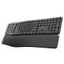 TRUST KEYRA Ergonomska bežična tastatura, multidevice, US raspored (25459) - slika 2
