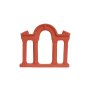 WALLXPERT Decorative Object figura Column Orange - slika 1