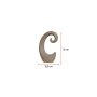WALLXPERT Decorative Object figura Snail Beige - slika 3