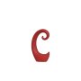 WALLXPERT Decorative Object figura Snail Red - slika 2