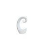 WALLXPERT Decorative Object figura Snail White - slika 1