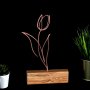 WALLXPERT Decorative Object figura Tulip Bronze - slika 1