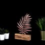 WALLXPERT Decorative Object figure Palm Leaf Bronze - slika 3