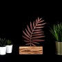 WALLXPERT Decorative Object figure Palm Leaf Bronze - slika 1