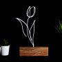 WALLXPERT Decorative Object figura Tulip White - slika 3