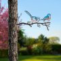 WALLXPERT Decorative Object figura Bird on the branch 24 - slika 2