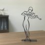 WALLXPERT Decorative Object figura Violinist Pod - slika 1
