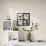 WALLXPERT Decorative Object figura Metal Decorative Aitus Black - slika 3