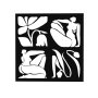 WALLXPERT Decorative Object figura Metal Decorative Aitus Black - slika 5