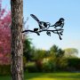 WALLXPERT Decorative Object Bird On The Branch 04 Black - slika 4