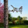 WALLXPERT Decorative Object Bird On The Branch 04 Brown - slika 4
