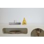 WALLXPERT Decorative Object figura Pine Yellow - slika 1