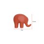 WALLXPERT Decorative Object figura Elephant Orange - slika 3