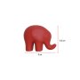 WALLXPERT Decorative Object figura Elephant Red - slika 3