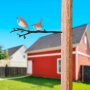 WALLXPERT Decorative Object figura Bird on the branch 23 - slika 4