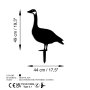 WALLXPERT Decorative Object figura Goose 01 - slika 5