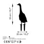 WALLXPERT Decorative Object figura Goose 04 - slika 5