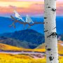 WALLXPERT Decorative Object figura Bird on the branch 27 - slika 3