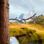 WALLXPERT Decorative Object figura Bird on the branch 27 - slika 2