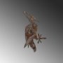 WALLXPERT Decorative Object figura Bird On The Branch 10 Brown - slika 4