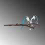 WALLXPERT Decorative Object figura Bird on the branch 26 - slika 5