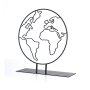 WALLXPERT Decorative Object figura Foglia Black - slika 3