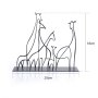 WALLXPERT Decorative Object figura Giraffa Black - slika 2