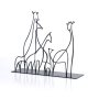 WALLXPERT Decorative Object figura Giraffa Black - slika 3