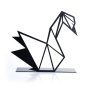WALLXPERT Decorative Object figura Swan Black - slika 2