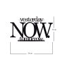 WALLXPERT Decorative Object figura Now Tomorrow Black - slika 3