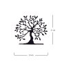 WALLXPERT Decorative Object figura Wood Black - slika 3