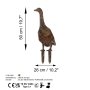WALLXPERT Decorative Object figura Goose A 04 - slika 5