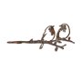 WALLXPERT Decorative Object figura Bird On The Branch 06 Brown - slika 4