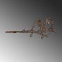 WALLXPERT Decorative Object figura Bird On The Branch 06 Brown - slika 5