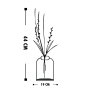 WALLXPERT Decorative Object figura Flowerpot 3 - slika 4