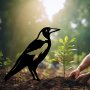 WALLXPERT Decorative Object figura Bird 02 - slika 2