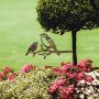 WALLXPERT Decorative Object figura Bird On The Branch 02 Brown - slika 3