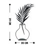 WALLXPERT Decorative Object figura Flowerpot 6 - slika 4