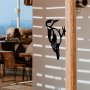 WALLXPERT Decorative Object figura Bird On The Branch 01 Black - slika 4