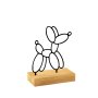 WALLXPERT Decorative Object figura Swell Black - slika 4