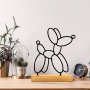 WALLXPERT Decorative Object figura Swell Black - slika 1