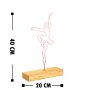 WALLXPERT Decorative Object figura Ballerina Copper - slika 3