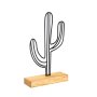 WALLXPERT Decorative Object figura Cactus Black - slika 2