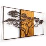 WALLXPERT Dekorativni drveni zidni pribor Acacia Tree 328 A - slika 1